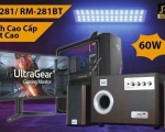 Loa 2.1 chuyên nghiệp RHM RM281 BT - 60W tổng, (có bluetooth)